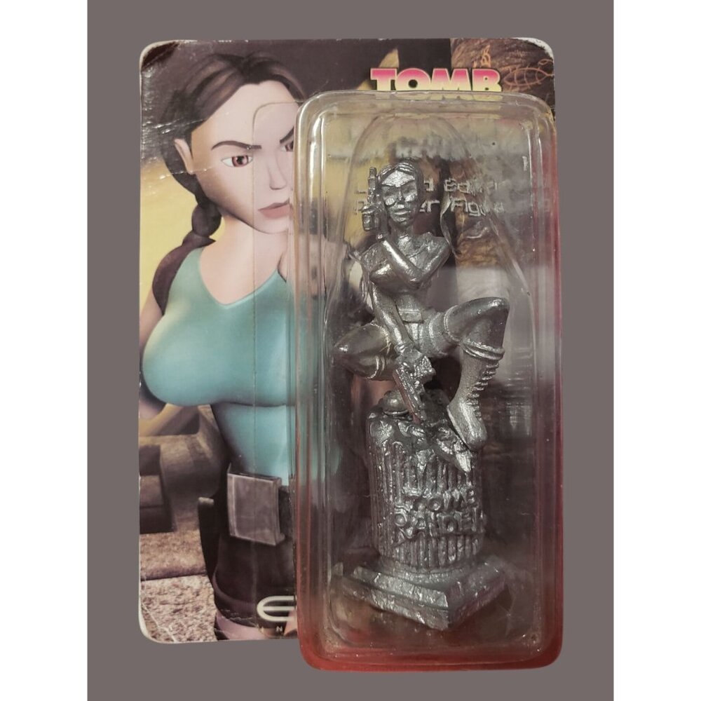 Collectible Lara Croft Tomb Raider Pewter Mini Figurine - Original Packaging
